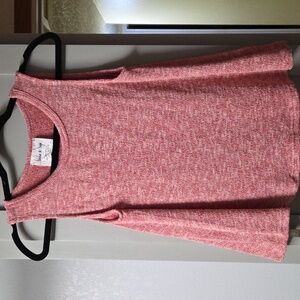 Sadie & Sage Heathered Pink Tank Top